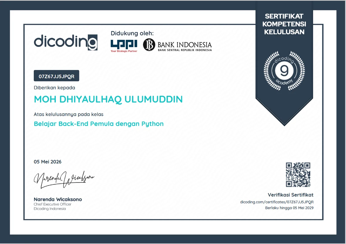 Back-End with Python
