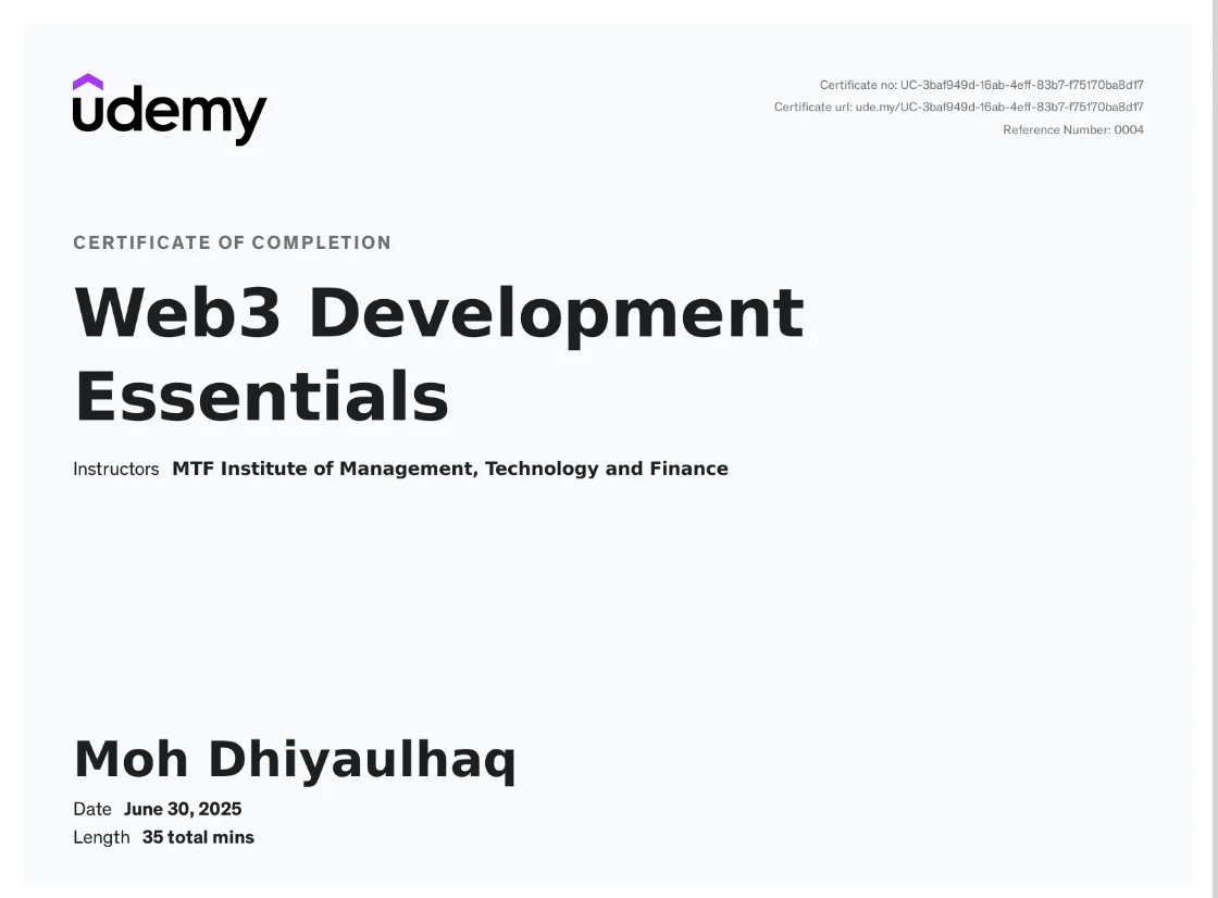 Web 3 Development Essential