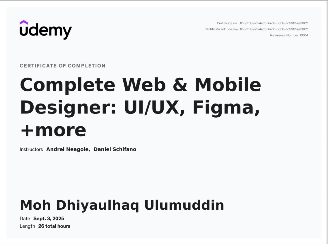 Complete Web & Mobile UI Designer: UI/UX, Figma, More